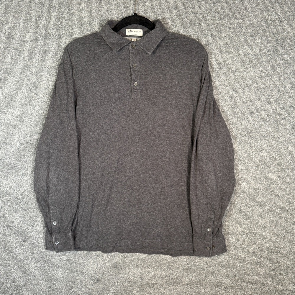 Peter Millar Gray Polo Shirt